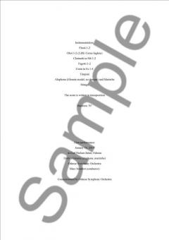 Concerto for Aluphone (Doubling Marimba) and Orchestra von Anders Koppel im Alle Noten Shop kaufen (Partitur)