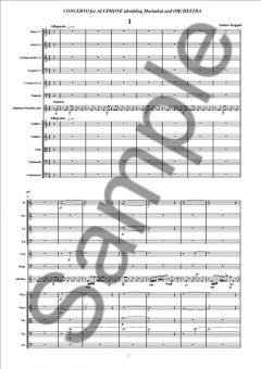 Concerto for Aluphone (Doubling Marimba) and Orchestra von Anders Koppel im Alle Noten Shop kaufen (Partitur)