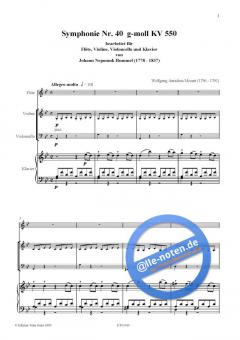 Symphonie Nr. 40 in g-moll KV 550 (W.A. Mozart) 