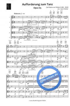 Aufforderung zum Tanz von Carl Maria von Weber (Download) 
