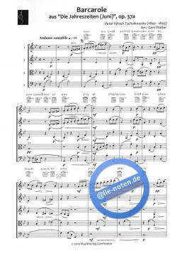 Barcarole von Peter Iljitsch Tschaikowsky (Download) 