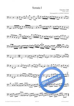 12 Sonaten für Solocello von Domenico Galli im Alle Noten Shop kaufen
