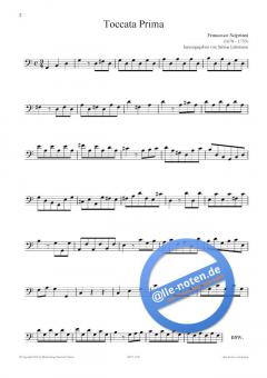 12 Toccaten für Violoncello Solo von Francesco Scipriani im Alle Noten Shop kaufen