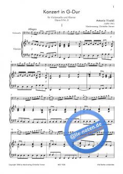Konzert G-Dur von Antonio Vivaldi 