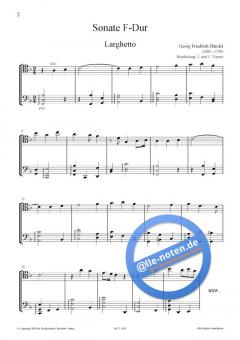 Sonate F-Dur von Georg Friedrich Händel 