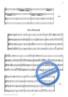 Musik für Streichquartett oder drei Violinen und Violoncello von John Dowland im Alle Noten Shop kaufen