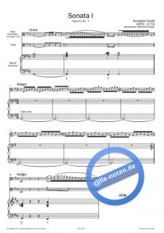 Sonata 1 op. 5 Nr. 1 in G-Dur von Arcangelo Corelli 
