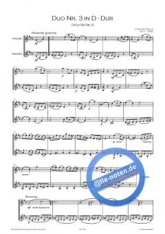 Duo Nr. 3 in D-Dur op. 33 von Charles Jean-Baptiste Dancla 