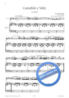 Cantabile e Valtz von Niccolò Paganini 
