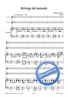 Milonga del passado von Wolfgang Zamastil 