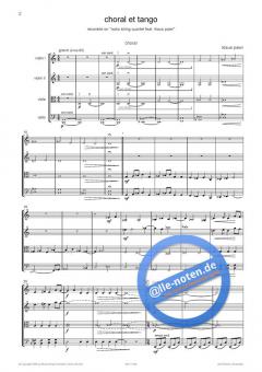 Choral et Tango von Klaus Paier 