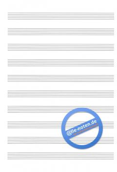 Notenheft A4 - 16 Seiten im Alle Noten Shop kaufen