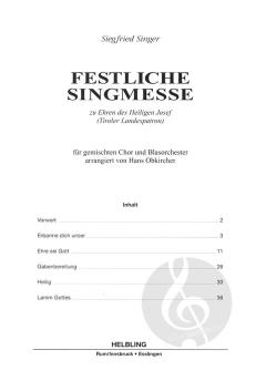 Festliche Singmesse (Siegfried Singer) 