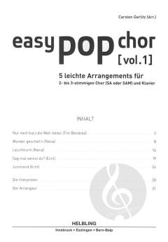 Easy Pop Chor Vol. 1 