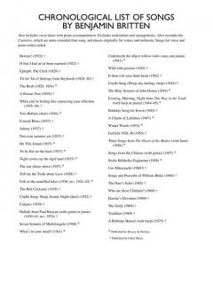 Collected Songs von Benjamin Britten 