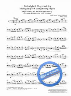 Leichte Cello-Etüden Band 1 im Alle Noten Shop kaufen