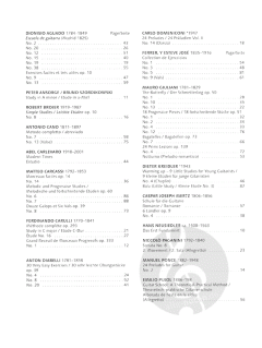 Klassische Gitarrenetüden 