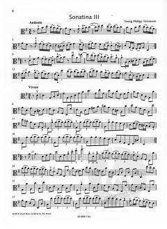 6 Sonatinen von Georg Philipp Telemann 