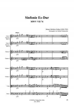Sinfonie Nr. 75 D-Dur MWV VII 75 von Johann Melchior Molter 