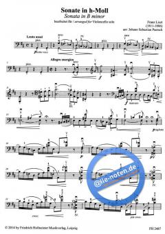 Sonate in h-Moll von Franz Liszt 
