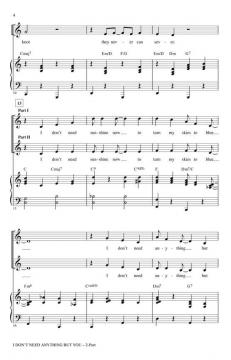 I Don't Need Anything But You (Charles Strouse) 