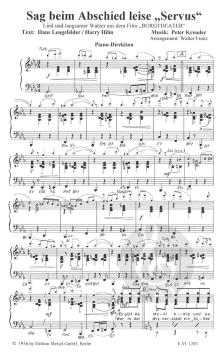 Sag beim Abschied leise Servus 