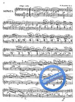 Sonate f-Moll op. 8 von Norbert Burgmüller 