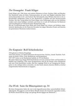 Suite für Bläserquintett op. 54 (Rolf Schieferdecker) 