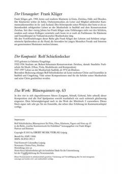 Bläserquintett op. 63 (Rolf Schieferdecker) 