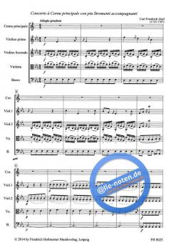 Concerto à Cornu principale (Carl Friedrich Abel) 