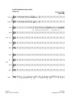 Laudate Dominum (Psalm 116) (Francesco Foggia) 