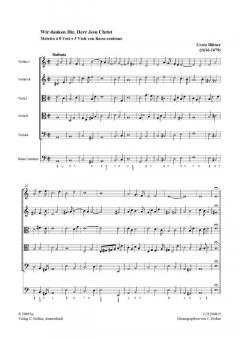 Wir danken Dir, Herr Jesu Christ (Crato Büttner) 