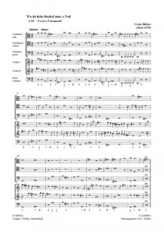 Wo ist dein Stachel nun, o Tod? (Crato Büttner) 