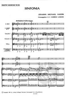 Sinfonia D-Dur P. 42 von Michael Haydn 