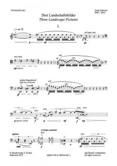 Drei Landschaftsbilder von Anno Schreier 