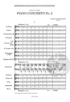 Klavierkonzert Nr. 2 c-Moll op. 18 von Sergei Rachmaninow 