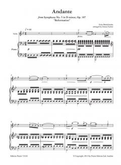 Andante aus der Symphonie Nr. 5 d-Moll op. 107 von Felix Mendelssohn Bartholdy 