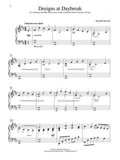 Designs At Daybreak von Randall Hartsell 