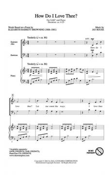 How Do I Love Thee? (Jay Rouse) 