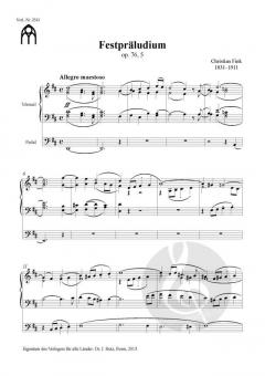 Festliche Prä- und Postludien der deutschen Romantik Band 2 