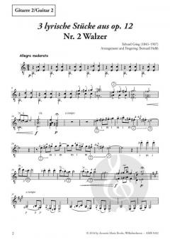 Guitar Duets Band 2 von Edvard Grieg 