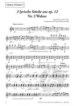 Guitar Duets Band 2 von Edvard Grieg 