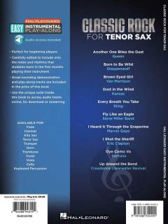 Classic Rock for Tenor Sax 