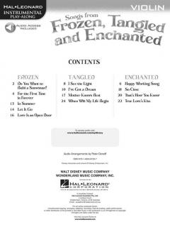 Songs From Frozen, Tangled & Enchanted 