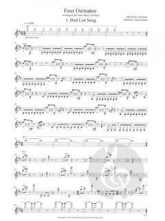 Four Ostinatos (For Solo Bass Clarinet) von Michael Nyman 