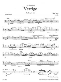 Vertigo für Fagott solo (Olav Berg) 