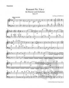 Konzert Nr. 3 c-Moll op. 37 von Jonathan Del Mar für Klavier und Orchester im Alle Noten Shop kaufen