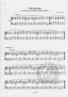 Theme & Variations For Harp von Wolfgang Amadeus Mozart 