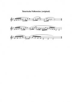 Pentatonisches Fragment einer tatarischen Volksweise von Fabio Nieder 