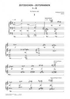 Zeitzeichen - Zeitspannen I-X von Wolfgang Stendel 